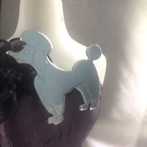 Vintage Silver Tone ‘Proud Poodle’ Pin